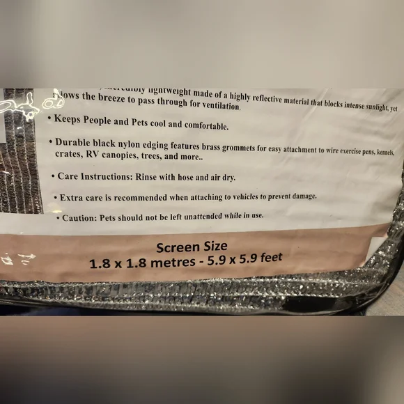 Reflective Mesh Shade Screen - Picture 5 of 6